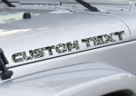 Custom Letters Your Text Sticker Decal Camouflage Colors Compatible with Jeep Rubicon Gladiator or Any Other Vehicle Truck or Flat Surface Brand: KAV GRAFX