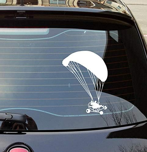 51XY-yPPYmL._AC_.png 2 x PPG Paramotor Powered Paraglider Vinyl Decal Sticker Trike - Image 1