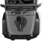 USA Buck Deer Head Hood Decal Sticker Car Truck Van Stickers fits Any Large Pick up Truck Auto or Cars