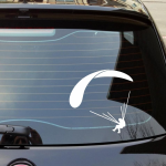 2 X Paraglider Paragliding Free Flight Vinyl Decal Sticker