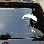2 x PPG Paramotor Powered Paraglider Vinyl Decal Sticker Foot Launch 2