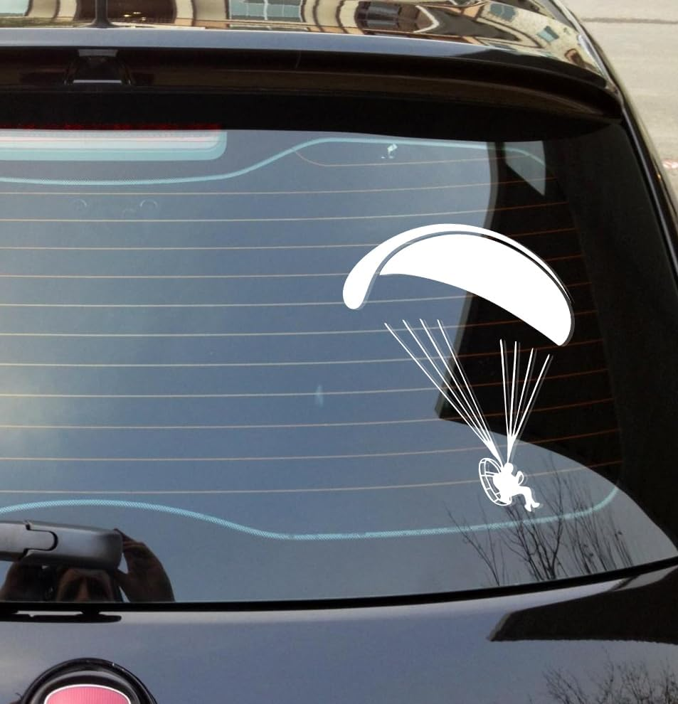61K6DAYr-LL._AC_.png 2 x PPG Paramotor Powered Paraglider Vinyl Decal Sticker Foot Launch 2 - Image 1