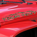 Custom Letters and Mountain Your Text Sticker Decal Camouflage Colors Compatible with Jeep Rubicon Gladiator or Any Other Vehicle Truck or Flat Surface