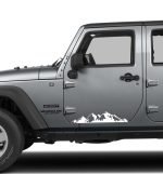Mountains Decal for Jeep WRANGLER Stickers Rubicon Renegade TJ JK CJ YJ Door Unlimited.
