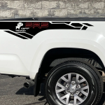 Decal Sticker for pickup SR5 Off Road DEER hunting (RED SR5) Tacoma 3rd generation Toyota truck PAIR set of 2