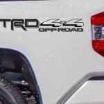 TRD Off Road 4 x 4 Toyota Racing Development Vinyl Decal for Toyota Tacoma Tundra Truck bedside set of 2 (Copy)