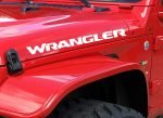 Jeep Wrangler Hood Decals Sticker for All Jeeps JK TJ YJ CJ Pair
