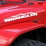 Jeep Wrangler Mountain Theme Hood Decals Sticker for All Jeeps JK TJ YJ CJ Pair Set of 2